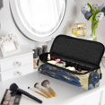 thumbnail image 6 of Hair Tools Storage with Heat Resistant Mat- Retro Cat Illustration Printed Curling Iron Travel Bag/Flat Iron Case for Women, 6 of 8