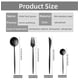 thumbnail image 5 of Juego de Cubiertos Dorados, Servicio de Cucharas y Tenedores para 6 Personas, Accesorios de Cocina, Utensilios, Vajilla, Apto para Lavavajillas,, 5 of 8