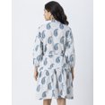 thumbnail image 4 of Moomaya Summer Dress For Women's, Long Sleeve, Paisley Print Dress, 4 of 9
