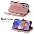 thumbnail image 3 of For Samsung Galaxy A23 5g Geometric Zipper Wallet Side Buckle Leather Phone Case(pink), 3 of 5
