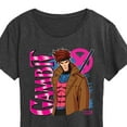 thumbnail image 3 of Marvel X-Men - Gambit With Logo - Women's Short Sleeve Graphic T-Shirt, 3 of 5