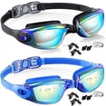 thumbnail image 1 of GPED Gafas de Natación, Paquete de 2 Gafas de Natación de Silicona Anti-vaho sin Fugas Anti-UV para Adolescentes, Jóvenes, Adultos, Mujeres y Hombres, 1 of 9