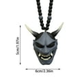 thumbnail image 3 of Japanese Oni Car Hanging Pendant Fashion Auto Rear View Charm Ornament Decorative Accessory, 3 of 9