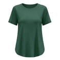 thumbnail image 5 of fatyb Workout Tops for Women Open Back Athletic T Shirts Short Sleeve Womens Running Tees Activewear, 5 of 7