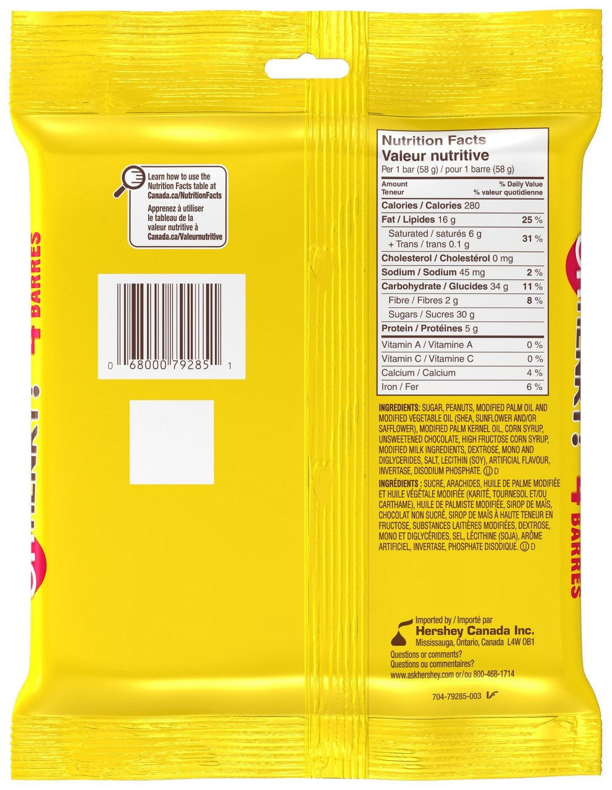 4 Full Sized OH Henry! Chocolate Candy Bars 232g {Imported From Canada}