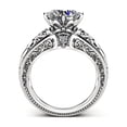 thumbnail image 2 of 14K White Gold Moissanite Engagement Ring, 2 of 3