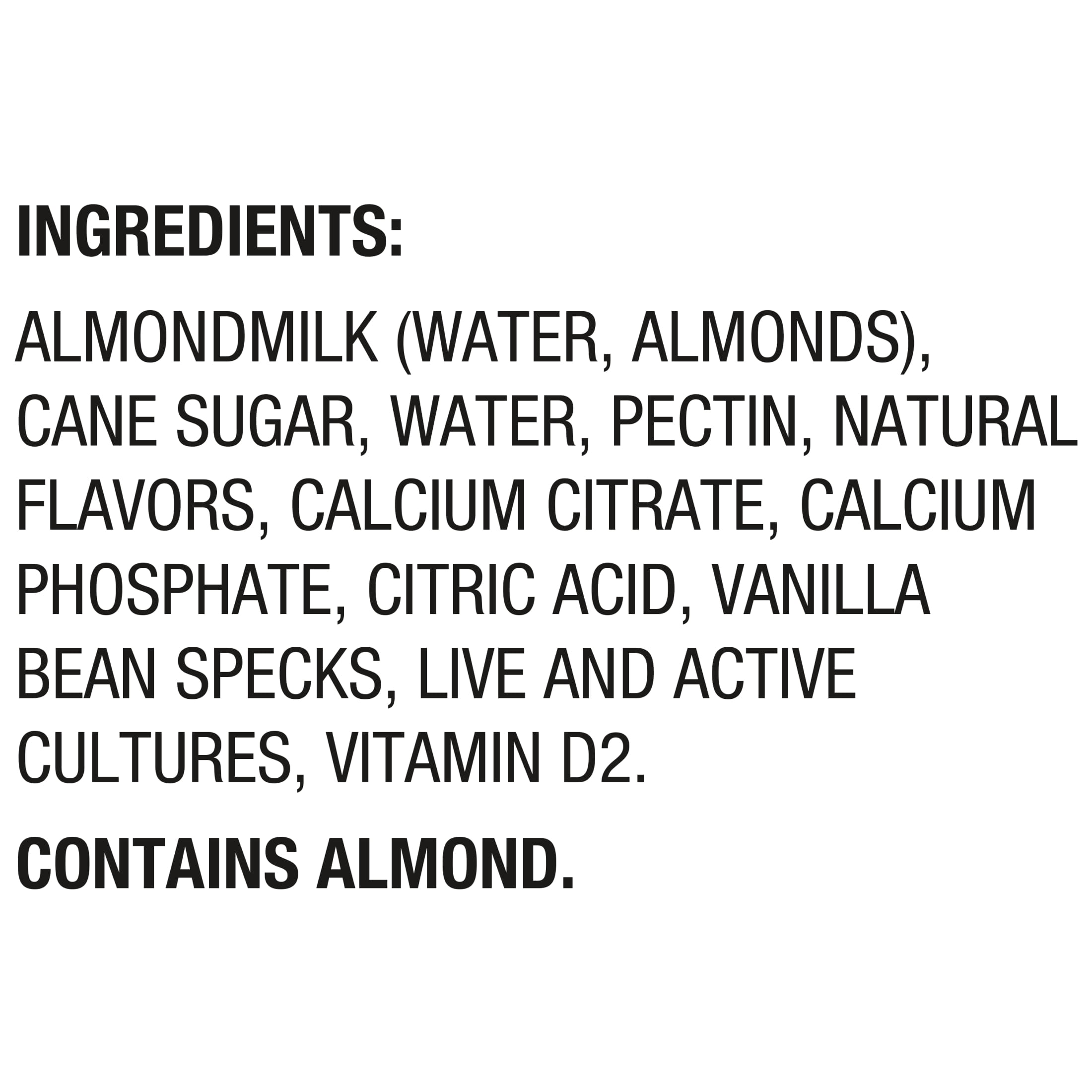 Silk Dairy Free, Vanilla Plant Based, Almond Milk Yogurt Alternative Containers, 5.3 oz, 4 Count