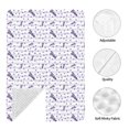 thumbnail image 3 of Balery Lavender Flowers Printed Nursing Cover Breastfeeding Scarf - Baby Car Seat Covers, Infant Stroller Cover, Carseat Canopy for Girls and Boys, 3 of 9