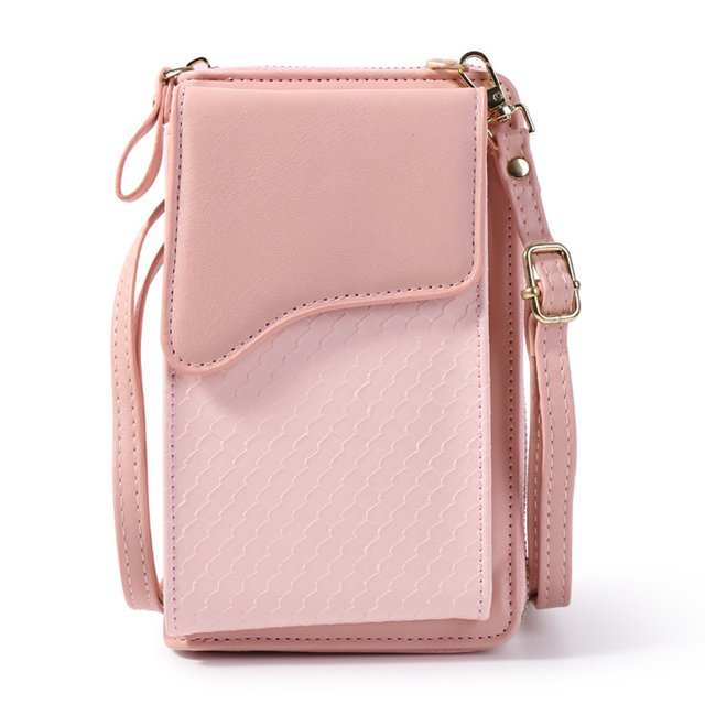 Bolso bandolera para teléfono móvil, cartera, bolso cruzado ligero