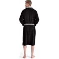 thumbnail image 2 of Men's Soft Plush Fleece Classic or Hooded Robe with Front Pockets, 2 of 7