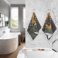 thumbnail image 2 of Coolnut Sunflower Flag Bathroom Towels 2 Pieces 16×28 inches, Cotton Bath Towel Water Absorbent Lightweight Quickdry Towels for Bathroom Ktichen Travel Gym, 2 of 6
