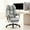 Gray, variant on ROOMARK Office Chair for Heavy People, Wide Executive Office Chair with Foot Rest, High Back Ergonomic Desk Chairs with Lumbar Support for Lower Back Pain