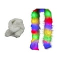 thumbnail image 2 of Uuiauoio 5.58ft Led Scarf Light Up Scarves Long Boa glow Faux Fur Scarves Winter furry Warm Scarf For Rave Dance Party Decoration Novel Thick scarf Wedding Party for Women, 2 of 6