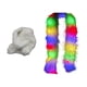 thumbnail image 2 of Uuiauoio 5.58ft Led Scarf Light Up Scarves Long Boa glow Faux Fur Scarves Winter furry Warm Scarf For Rave Dance Party Decoration Novel Thick scarf Wedding Party for Women, 2 of 6