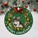 thumbnail image 1 of Navidad divertida decoración Navidad perro patrón colgante árbol de Navidad adornos Wmkox8yii fhajkh5057, 1 of 2