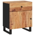 thumbnail image 2 of Mesa de Noche Revera de Madera Sólida de Acacia y Contrachapado 50x33x60 cm, 2 of 9
