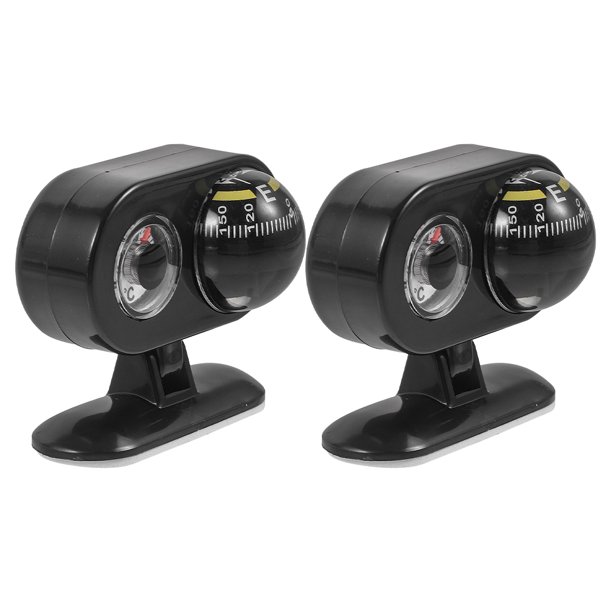 termómetros y brújulas para coche, soporte para tablero, guía de navegación, accesorios interiores, indicador preciso de temperatura y dirección