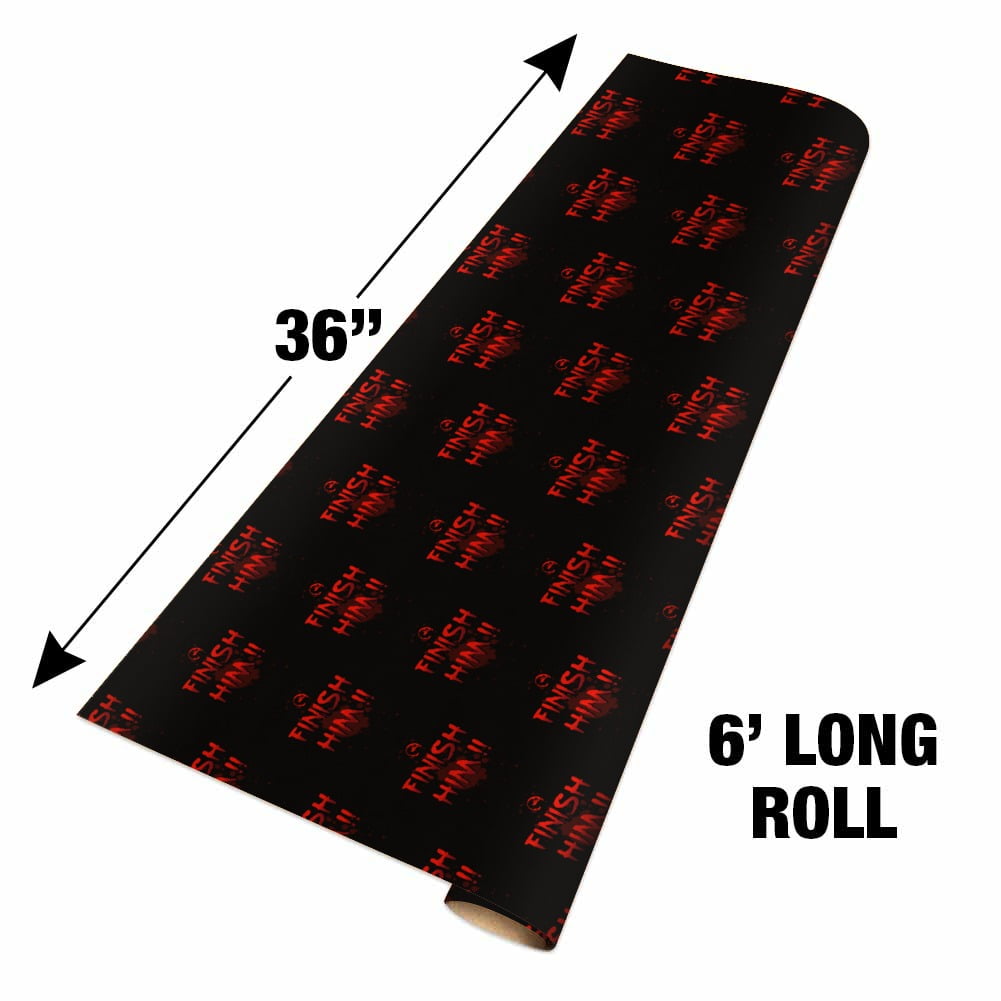 Mortal Kombat Klassic Finish Him Premium Kraft Roll Gift Wrap Wrapping Paper
