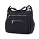 thumbnail image 2 of Bolso bandolera MINTEGRA para mujer, de nailon, impermeable, ligero, Negro, Mediano, 2 of 5