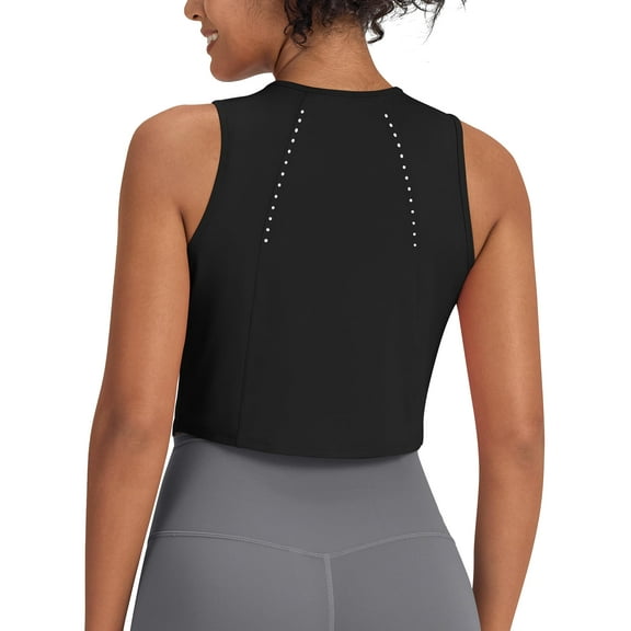 G4Free Lightweight Workout Tank Tops for Women Fast Dry Athletic Gym Crop Top Sleeveless Running Shirts