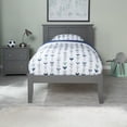 thumbnail image 2 of Lit Plateforme Simple en Bois Massif Madison Gris, 2 of 11