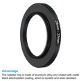 thumbnail image 4 of Uxcell 30.5mm-37mm Metal Step Up Ring, Camera Lens Filter Adapter Ring for Camera Lenses Hood, Black, 4 of 5