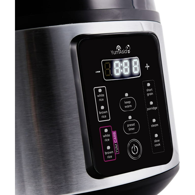 Advanced Multi-Function 16-Cup Stainless Steel Rice Cooker with Fuzzy Logic Advanced Multi-Function 16-Cup Stainless Steel Rice Cooker with Fuzzy Logic