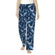 thumbnail image 1 of Balery Blue Bus Pantalones de pijama para mujer, pijamas ultraligeros, pantalones de estar por casa-Medium, 1 of 6