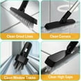thumbnail image 3 of ITTAHO 2 Pack Grout Brush with Long Handle, 56.5'' Swivel Grout Cleaning Brush,V-Shape Grout Scrub Brush, Extendable Handle Grout Cleaner Brush, 3 of 9