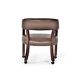 thumbnail image 4 of Steve Silver Chaise de Capitaine de Tournoi avec Roulettes, Brun, 4 of 6