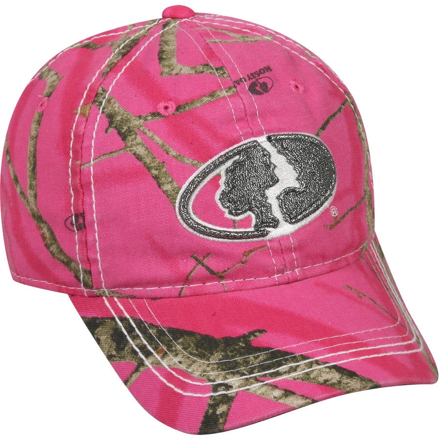 Women's Mossy Oak Camo Cap, Mossy Oak Lifestyles Pink Camo, Adjustable