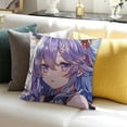 thumbnail image 3 of BANET  Short Plush Body Pillow case Hugging Body Pillow Cover Pillow Case Pillow Cover Throw Pillow Cover for Otaku's Gift 18x18in, 3 of 5