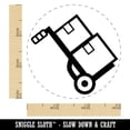 thumbnail image 2 of Hand Truck Dolly for Moving Boxes Self-Inking Rubber Stamp Ink Stamper - Brown Ink - Small 3/4 Inch, 2 of 7
