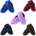 thumbnail image 1 of pares de fundas para zapatos antideslizantes reutilizables, fundas para zapatos gruesas, lavables y suaves de primera calidad para el hogar, la oficina, el laboratorio Ormromra LRWJ561, 1 of 7