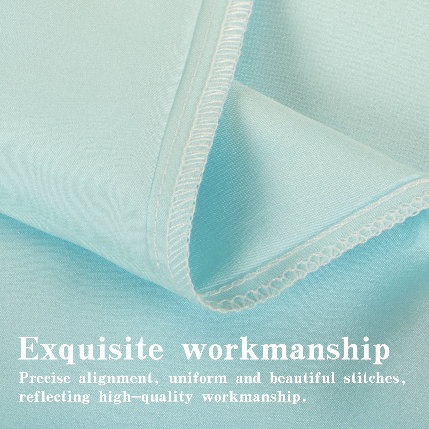 Lorviah 100% Mulberry Silk Pillowcase for Skin and Hair, Queen Size 20"x30", 1 Pack, Aqua Blue