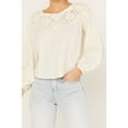 thumbnail image 3 of Cleo + Wolf Women's Crochet Long Sleeve Blouse - CLSP23W70 XX-  US, 3 of 4