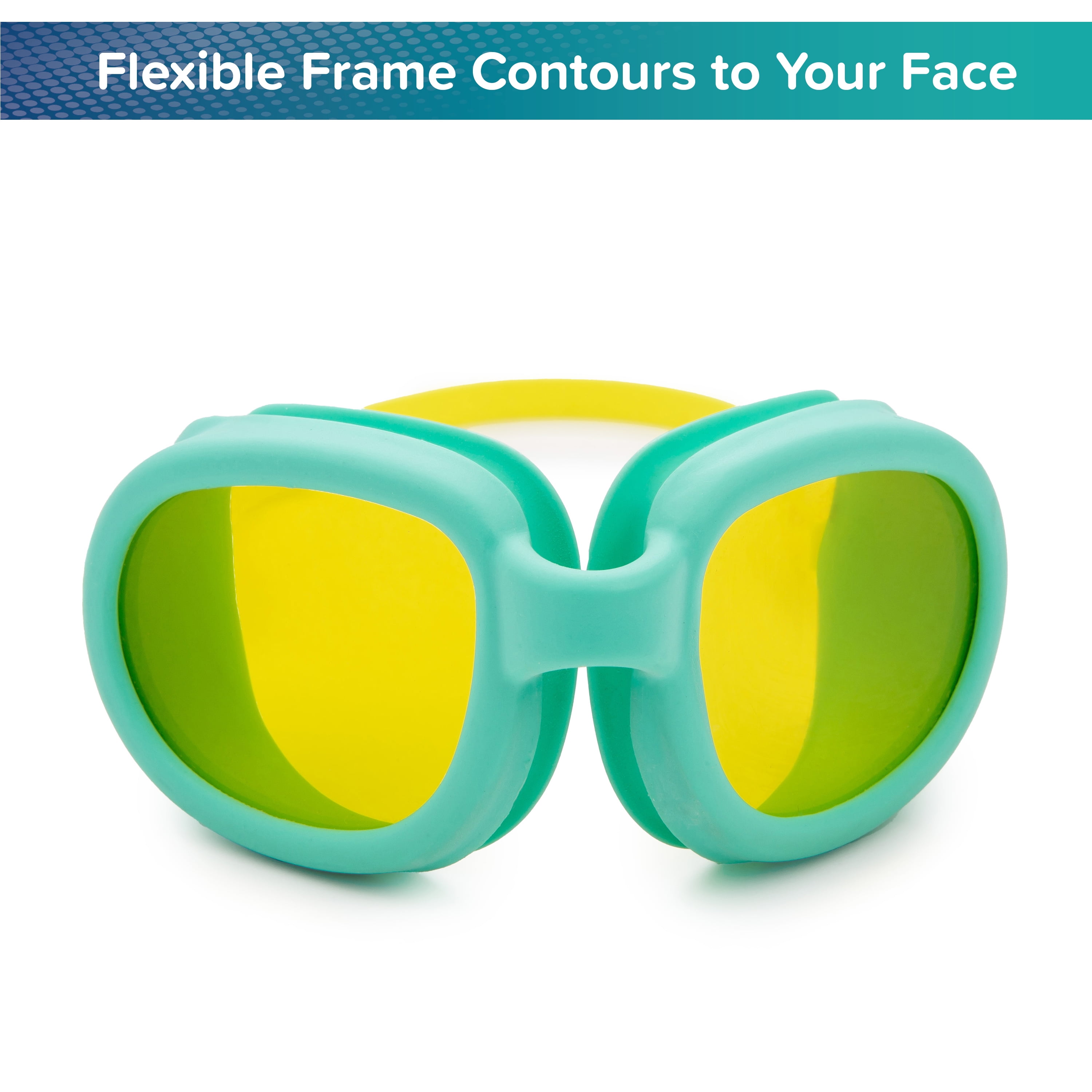 Dolfino Swim Goggle for Children, Multi-Color (3 Pack)