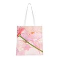 thumbnail image 1 of YFYANG Reusable Cotton Canvas Tote Shopping Bag, Pink Rose Art Washable Portable Grocery Bag for Daily Travel, 1 of 8