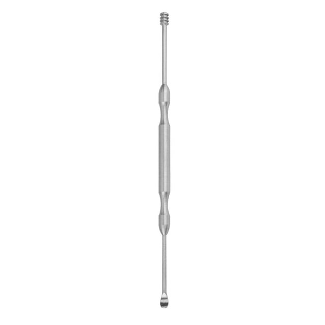 TISHITA Double Heads Ear Pick Removal Picker, Spiral and Spoon, Rust Stainless