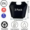 thumbnail image 4 of Ice Bath Bags, 5L Black Reusable Bathtub Freezer Water Bags, Portable Ice Mold Bags for Ice Baths at Home, Cold Plunge Tub Accessories Water Chiller Ice Barrel Cold Therapy(3 Pcs), BY005, 4 of 5