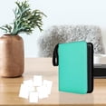 thumbnail image 3 of Milaget Trading Card Binder Protector Carrying Case PU Leather with 50 Removable Green, 3 of 9
