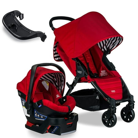 Britax Pathway & B-Safe 35 Travel System, Cabana with Tray Bundle
