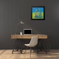 thumbnail image 4 of Adams, Phyllis 20x20 Black Modern Framed Museum Art Print Titled - Howling Hounds, 4 of 5
