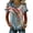 BlueB&05^0310U, variant on Trgacdwlo Waffle USA 250th Anniversary Shirt 1776-2026 Flag Print Short Sleeve Tops for Women Celebration Red White and Blue 4th of July Shirts Women L