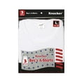 thumbnail image 2 of Boy's 100% Cotton Undershirt Tank Top, A-Shirts White M, 3 Pack, 2 of 2