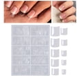 thumbnail image 4 of BELOVING 2x200pcs Square French Nail Tips Short Acrylic False Nails Transparent 2 Pcs, 4 of 10