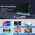 thumbnail image 6 of Jous 24 inch Computer Privacy Screen for 16:9 Aspect Ratio Widescreen Monitor, Eye Protection Anti Glare Blue Light Filter, Removable Anti-Scratch Protector Film, 6 of 8
