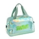 thumbnail image 3 of Bolso de playa, bolso de mano, ligero, con separación seca y húmeda, para piscina Verde, 3 of 9