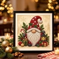 thumbnail image 5 of IPEWLEX Christmas Theme Full Round Drill Diamond Art Kit for Wall Decor & Holiday Gift, Vintage Holiday Patterns with Layered Visual Effect, Easy for Beginners, Includes Tools & Extra Beads, 5 of 7