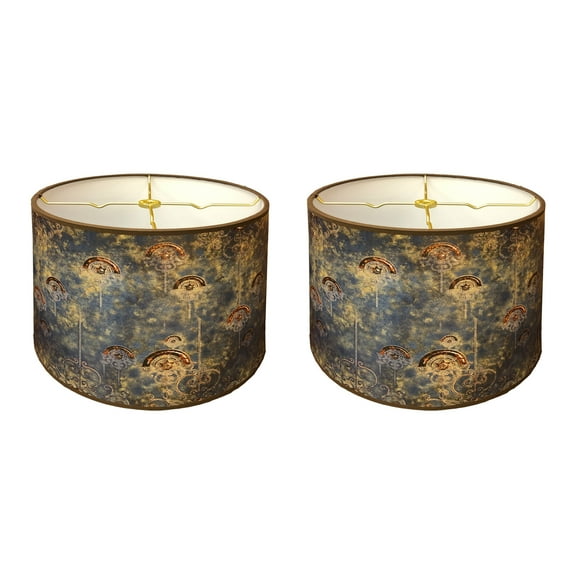 Royal Designs, Inc. Custom Handmade Hardback Shade, 10in, Dreamscape Voyage- 2 Pk